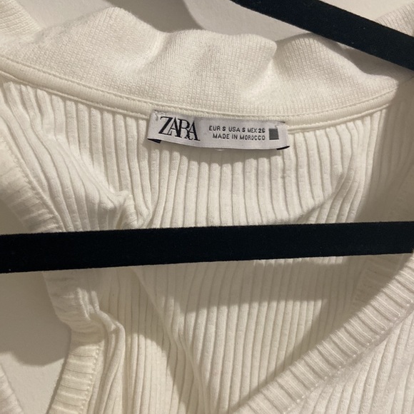 never worn zara collared cropped tank - Picture 2 of 4